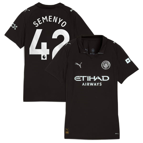 Maillot Manchester City Extérieur PUMA - Femme avec flocage Semenyo 42