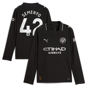 Maillot Manchester City Extérieur PUMA - Manches Longues - Enfant avec flocage Semenyo 42, vue 2