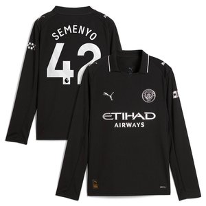 Maillot Manchester City Extérieur PUMA - Manches Longues - Enfant avec flocage Semenyo 42, vue 1