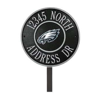 Philadelphia Eagles 9" Round Personalized Logo Address Plaque Sign