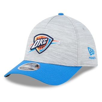 Men's New Era  Gray Oklahoma City Thunder 39THIRTY M-Crown Tech Stretch Hat