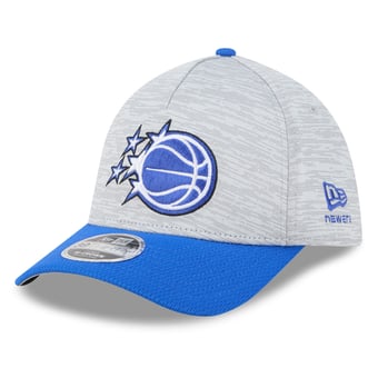 Men's New Era  Gray Orlando Magic 39THIRTY M-Crown Tech Stretch Hat