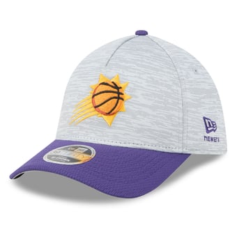 Men's New Era  Gray Phoenix Suns 39THIRTY M-Crown Tech Stretch Hat