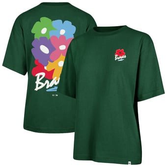 Unisex '47  Dark Green Atlanta Braves Gallery Foundation T-Shirt