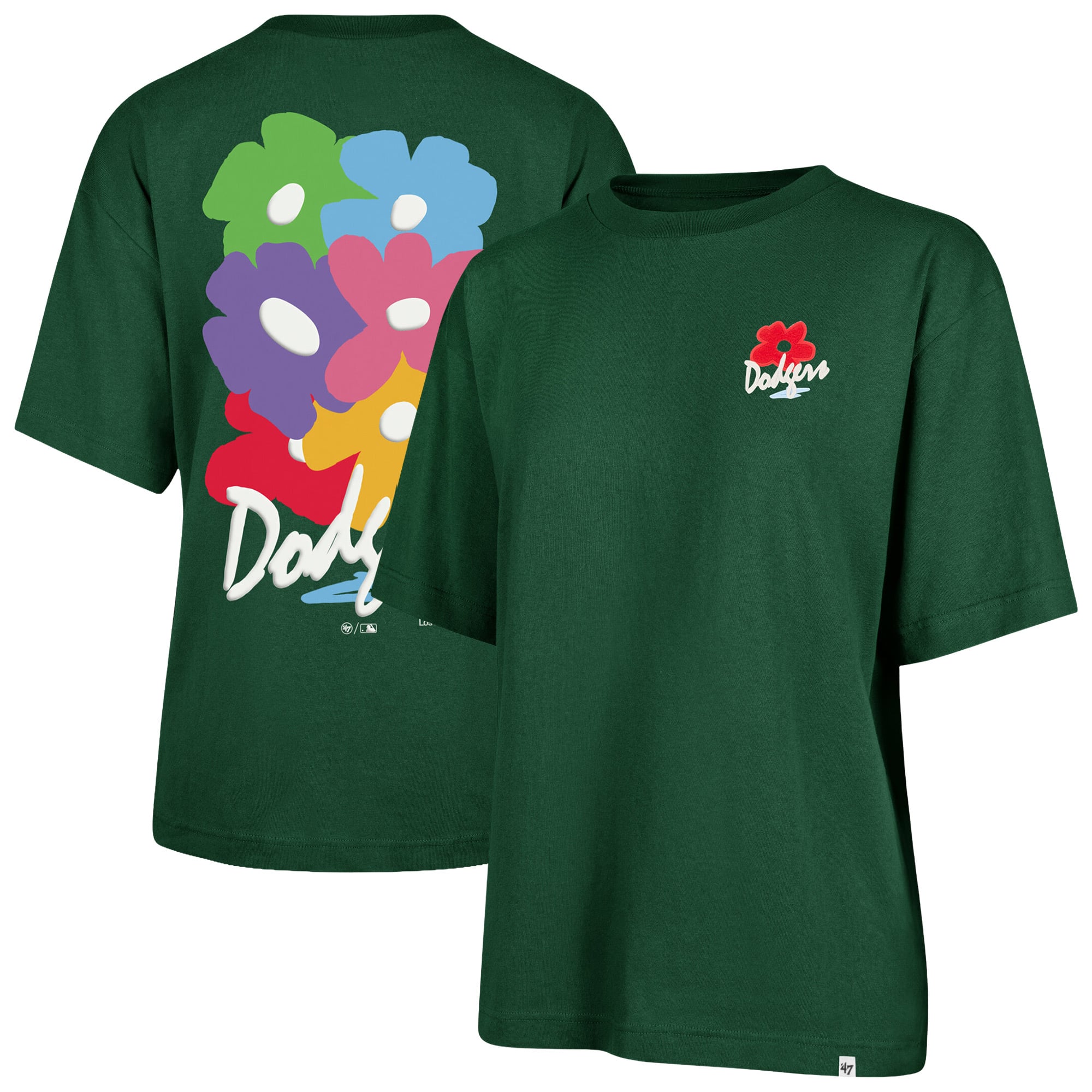 Unisex '47  Dark Green Los Angeles Dodgers Gallery Foundation T-Shirt