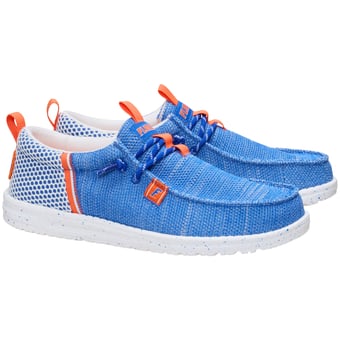 Men's Hey Dude Royal Florida Gators Wally Stretch Sox Shoes