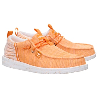 Men's Hey Dude Tennessee Orange Tennessee Volunteers Wally Stretch Sox Shoes