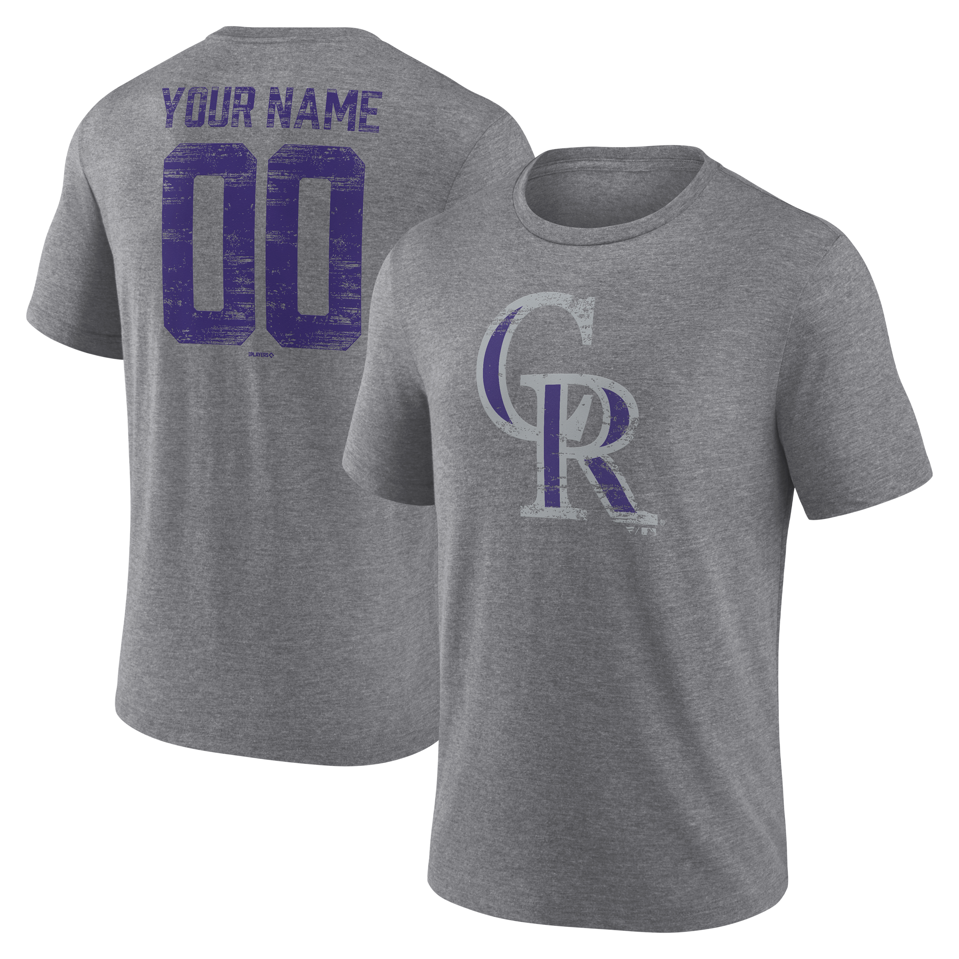 Men’s Gray Colorado Rockies Heritage Personalized Any Name & Number Tri-Blend T-Shirt Men’s Gray Colorado Rockies Heritage Personalized Any Name & Number Tri-Blend T-Shirt