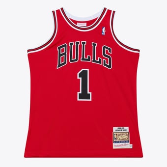 Men's Mitchell & Ness Derrick Rose Red Chicago Bulls 2008-09 Authentic Jersey