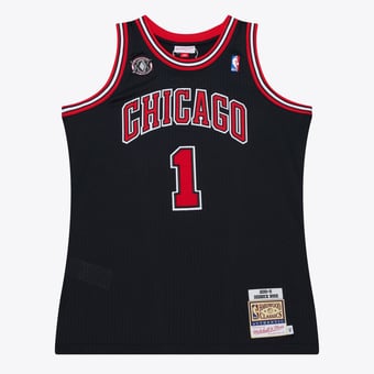 Men's Mitchell & Ness Derrick Rose Black Chicago Bulls 2010-11 Authentic Jersey