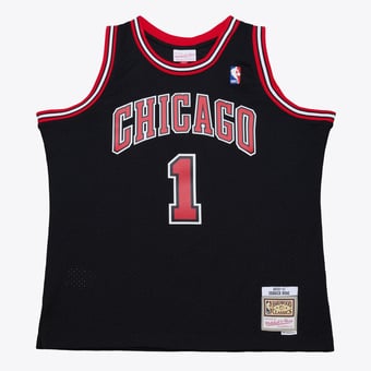 Men's Mitchell & Ness Derrick Rose Black Chicago Bulls 2010-11 Swingman Jersey