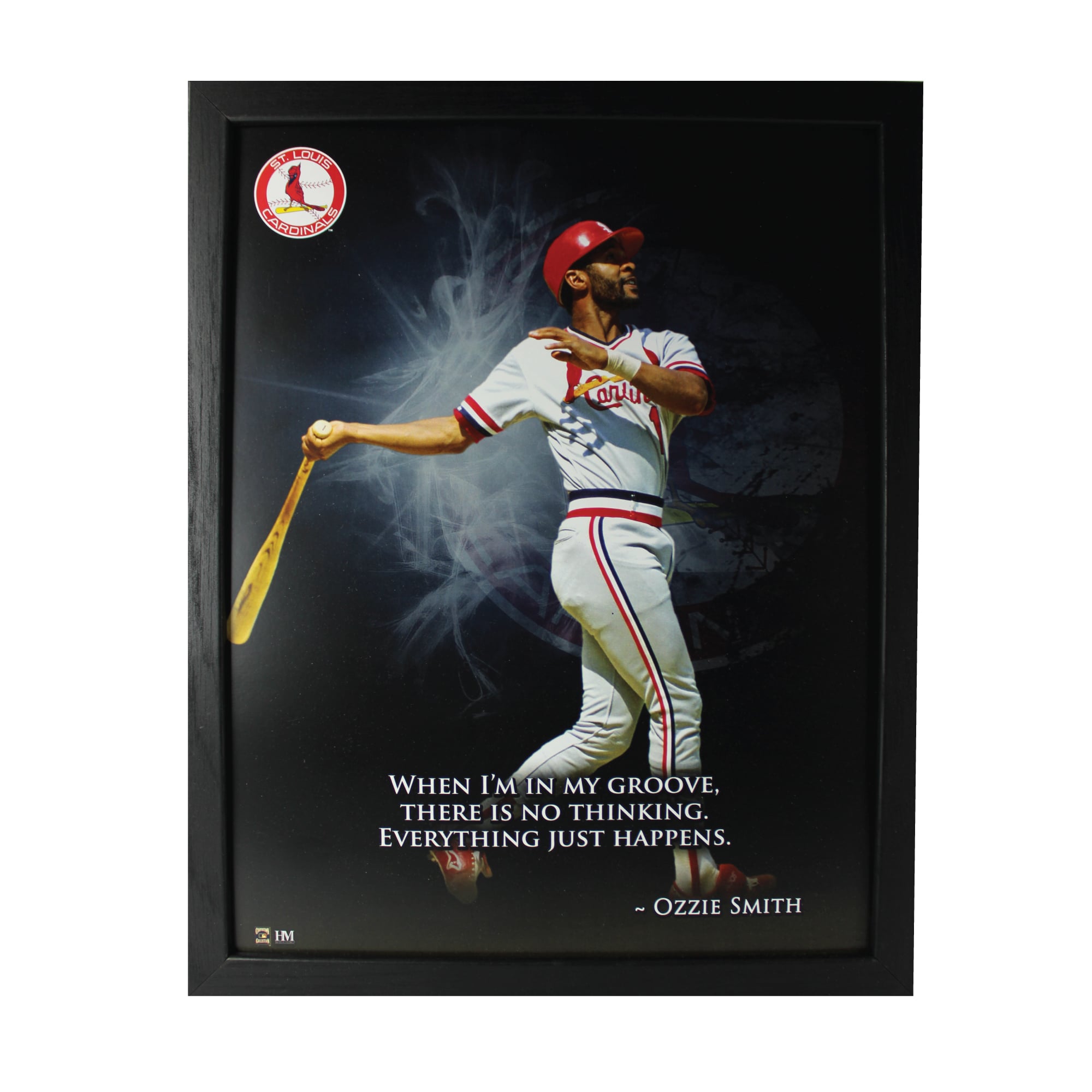 Ozzie Smith St. Louis Cardinals Framed Quote Photograph