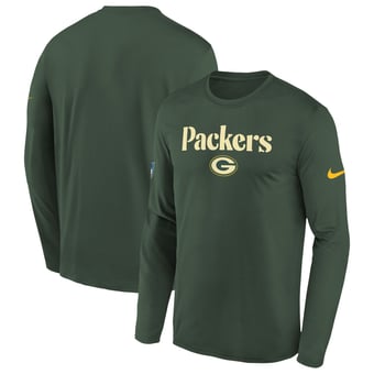 Youth Nike  Green Green Bay Packers 2026 Rivalries Collection Sideline Legend Long Sleeve T-Shirt