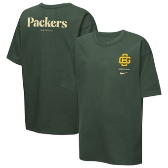 Youth Nike  Green Green Bay Packers 2026 Rivalries Collection Helmet Max90 T-Shirt