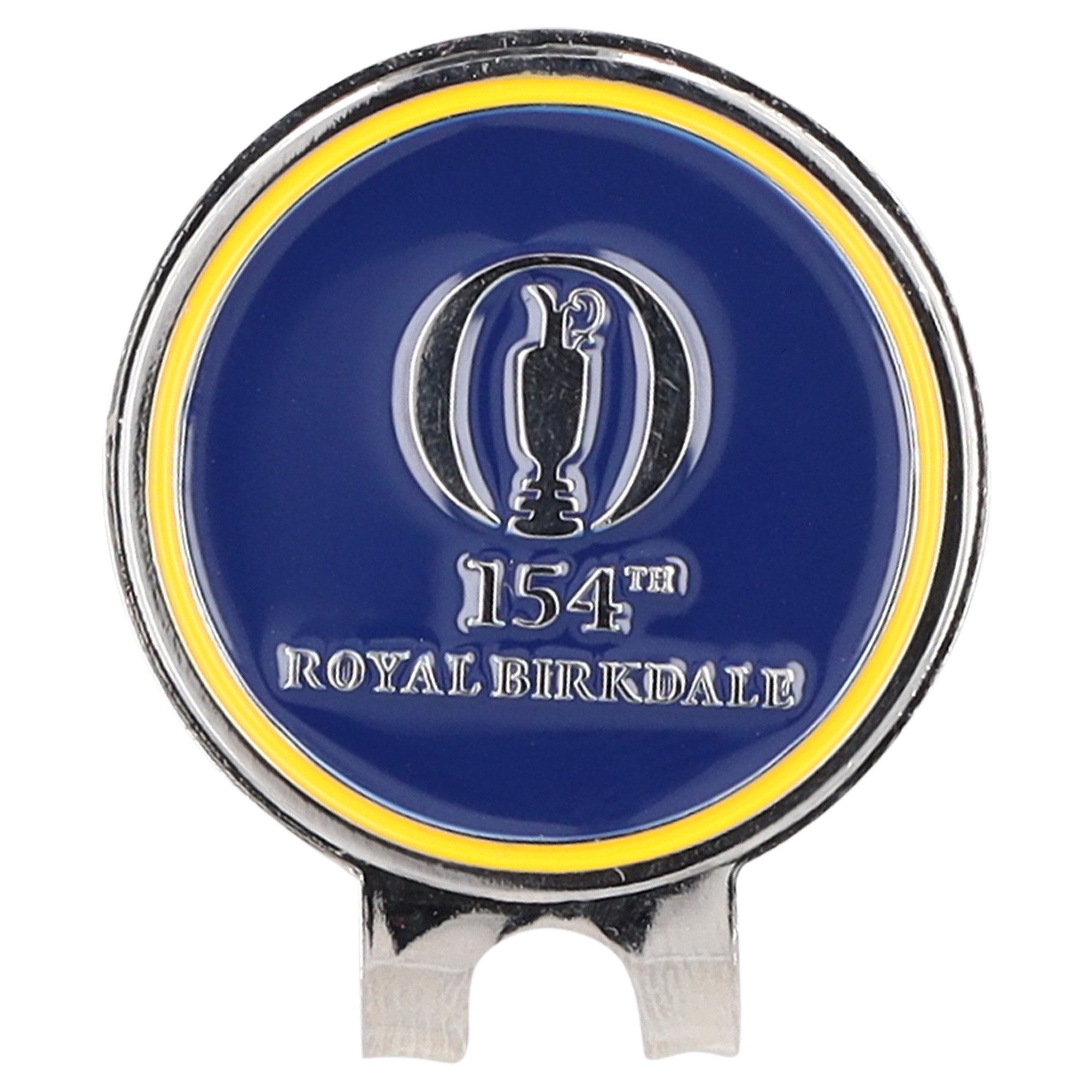 154° Open Royal Birkdale Cap Clip - Blu navy/giallo