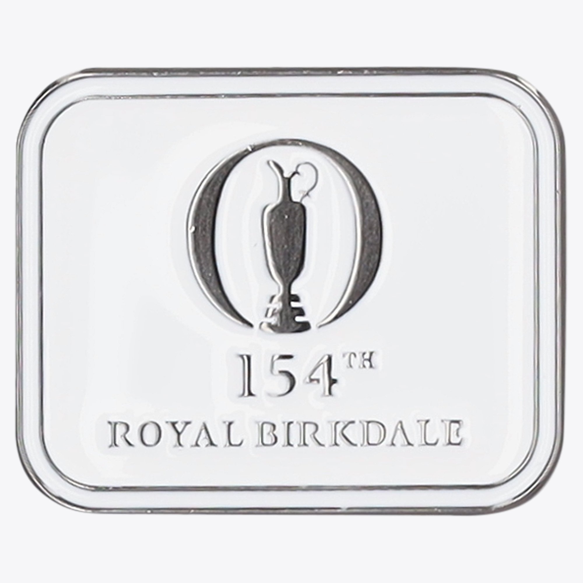 Distintivo con spilla del 154° Open Royal Birkdale - Bianco