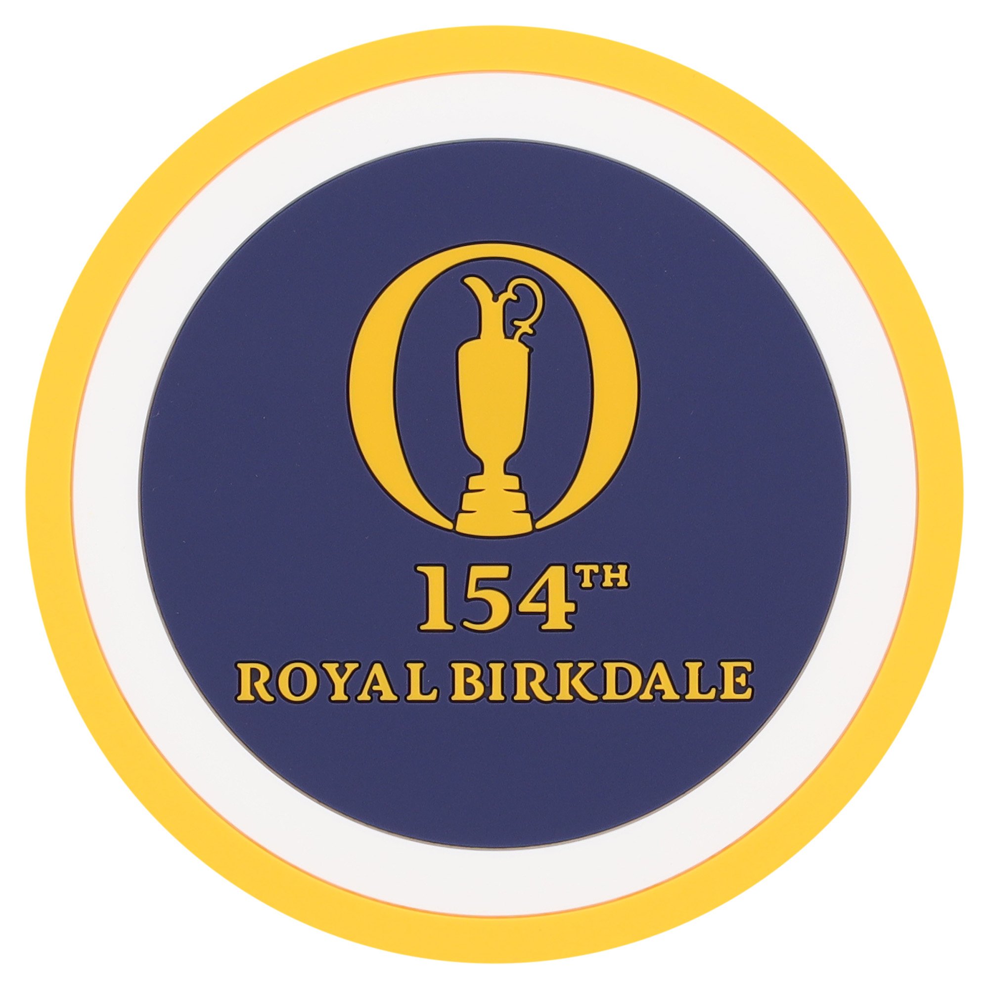 The Open 154th Royal Birkdale Coaster - Blu navy/giallo