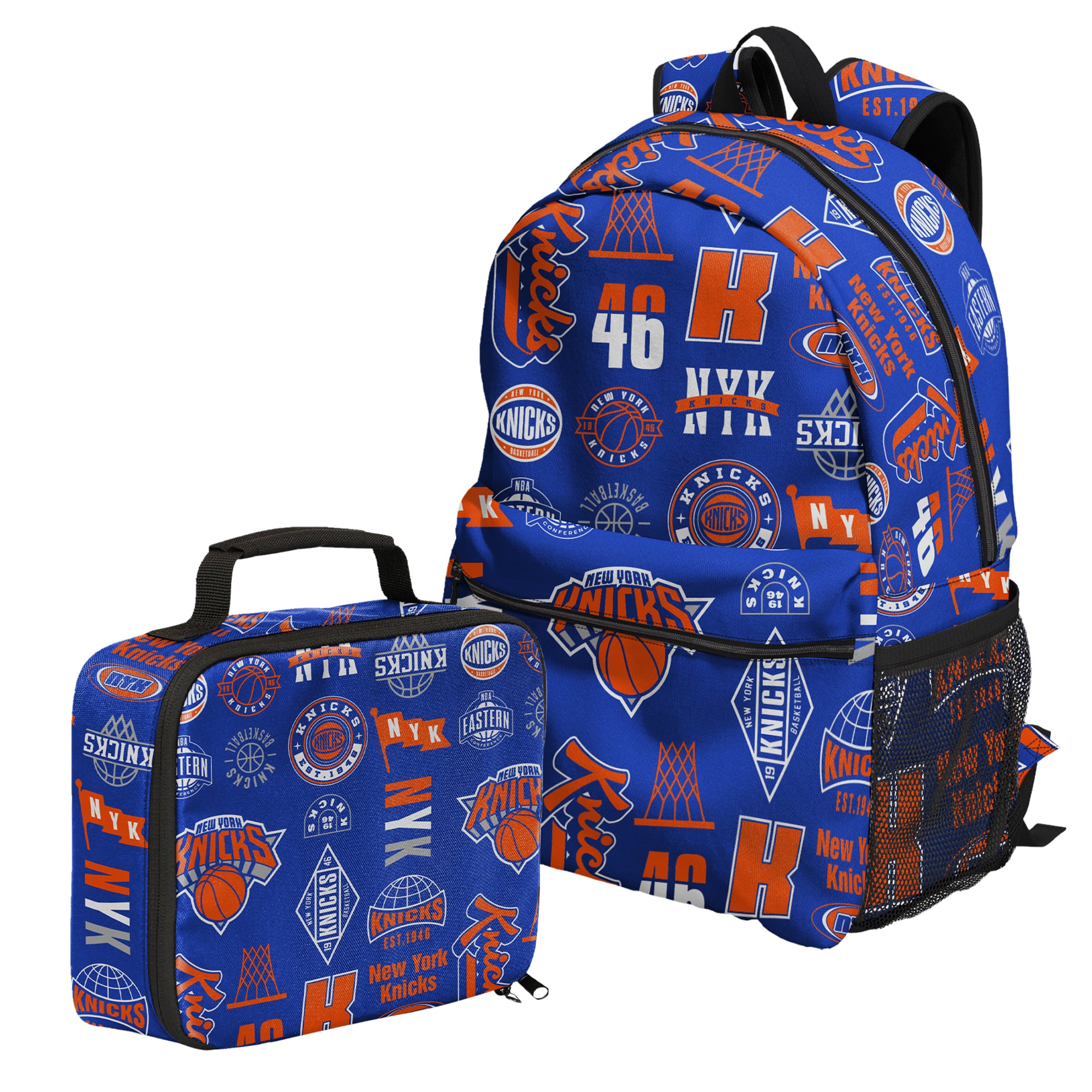 Outerstuff New York Knicks Backpack and Lunchbox Set