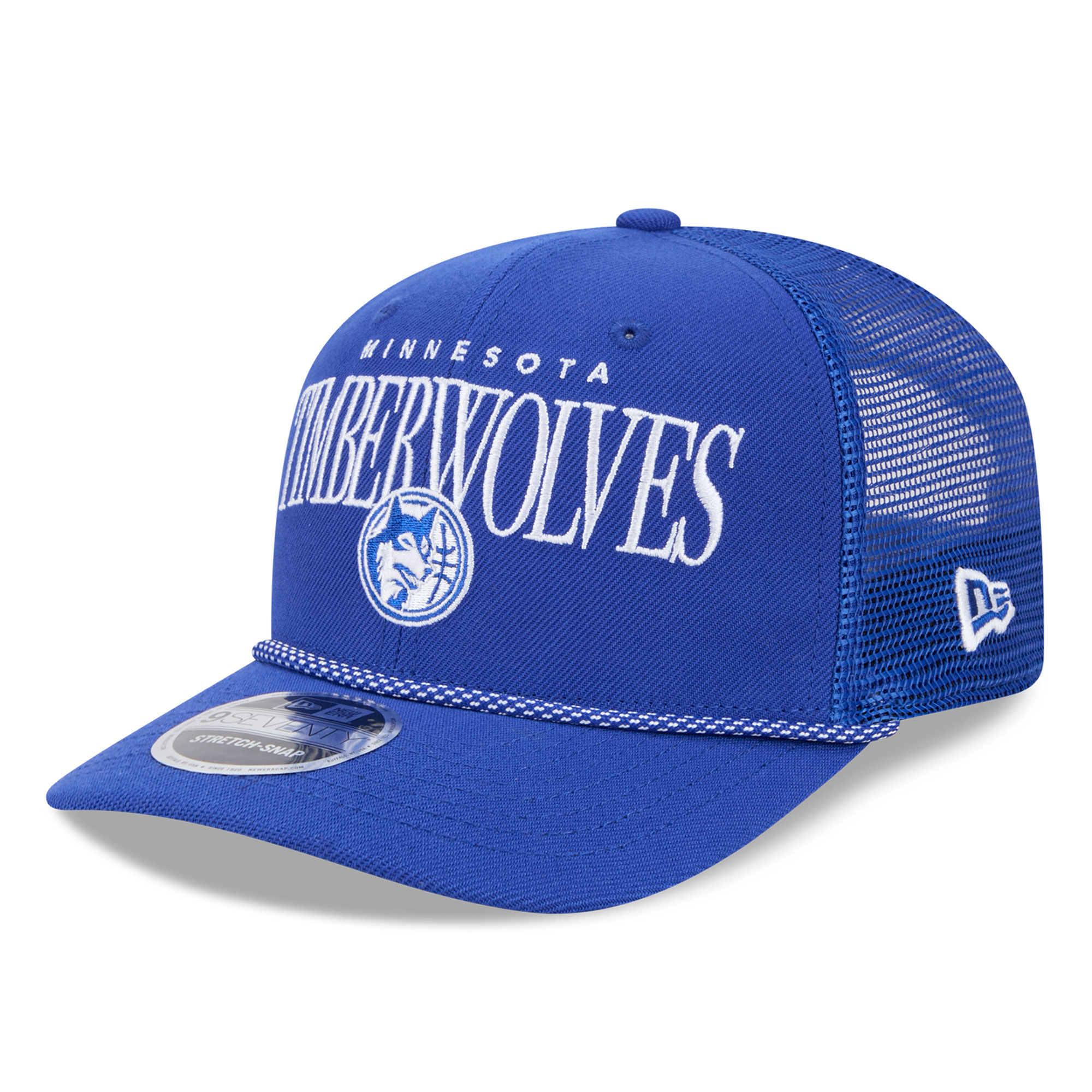 Men's New Era Blue Minnesota Timberwolves Tonal 9SEVENTY Adjustable Trucker Hat