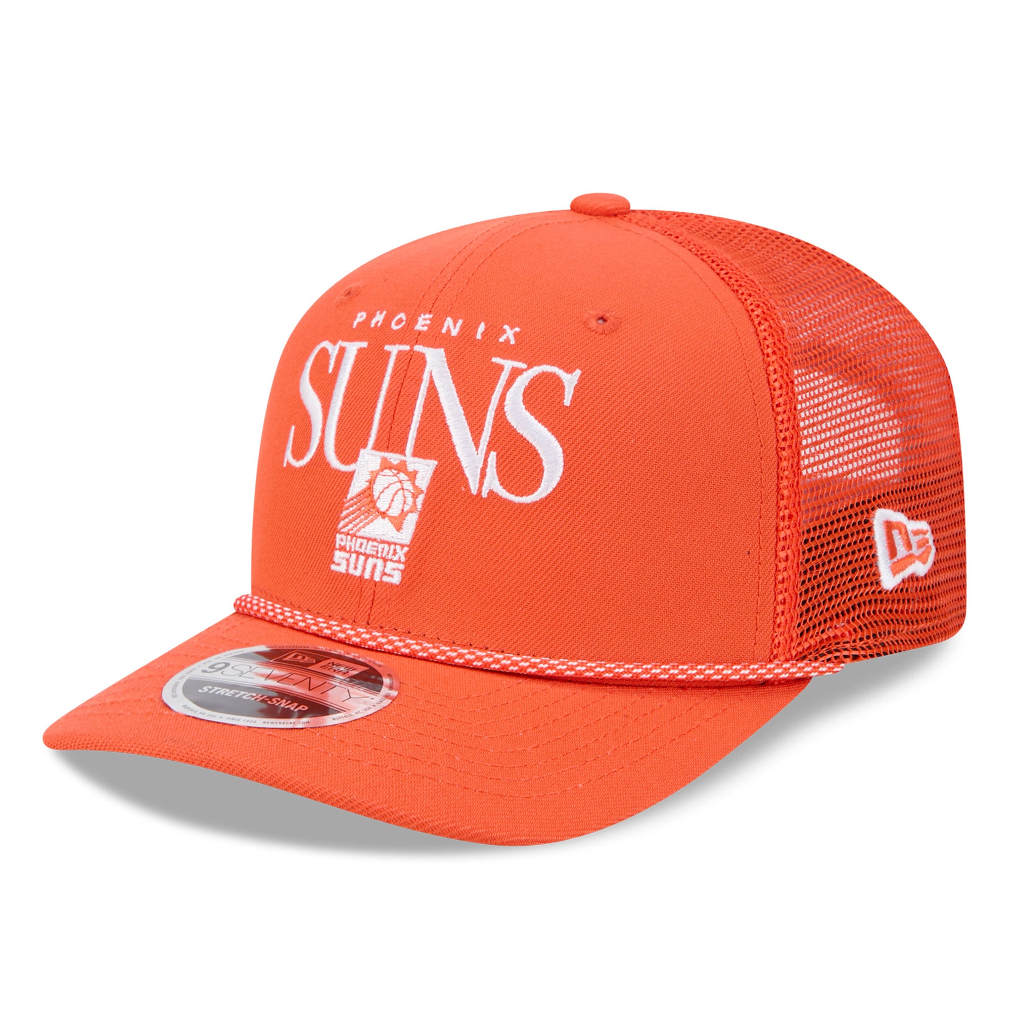 Men's New Era Orange Phoenix Suns Tonal 9SEVENTY Adjustable Trucker Hat