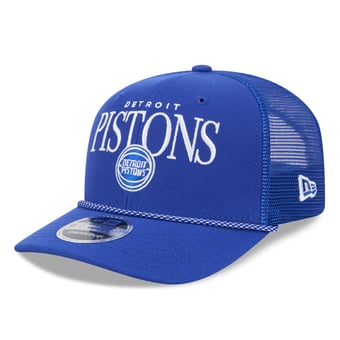 Men's New Era Blue Detroit Pistons Tonal 9SEVENTY Adjustable Trucker Hat