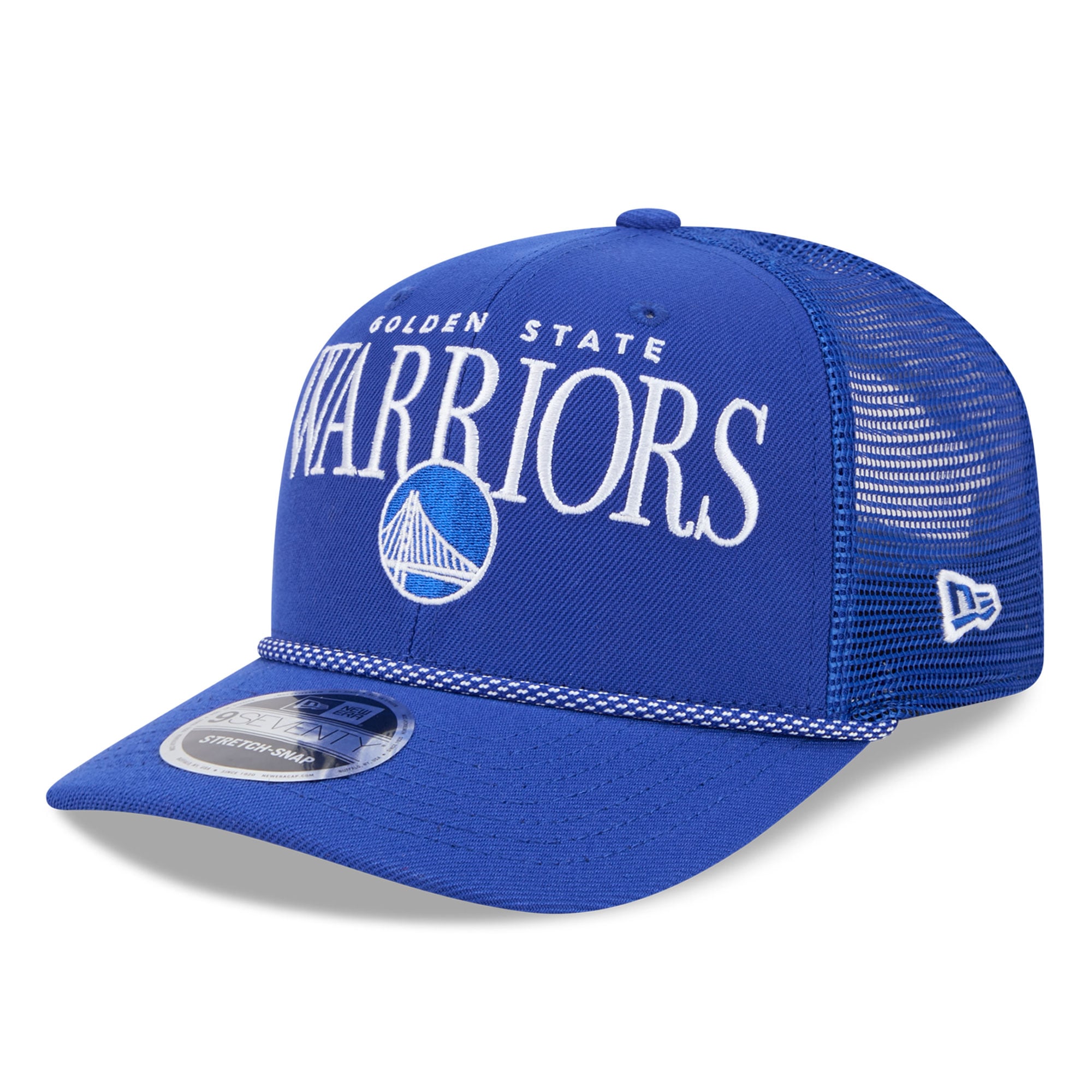 Men's New Era Royal Golden State Warriors Tonal 9SEVENTY Adjustable Trucker Hat