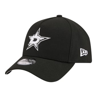 Youth New Era Black Dallas Stars 9FORTY A-Frame Adjustable Hat