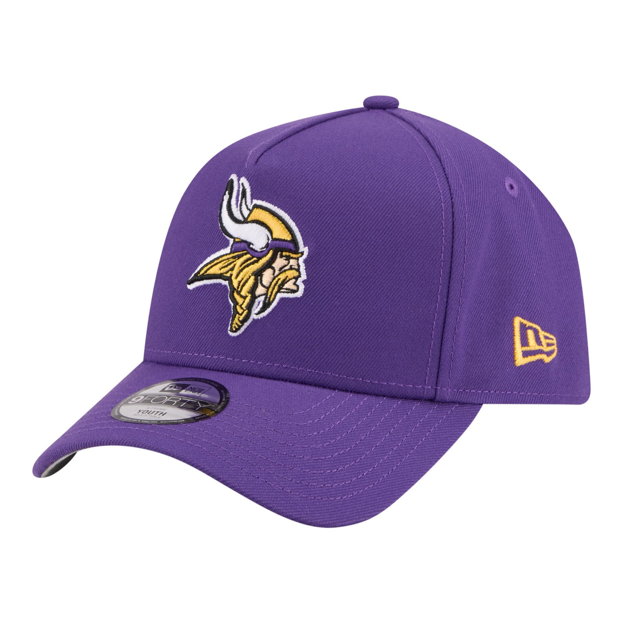 Youth New Era  Purple Minnesota Vikings 9FORTY A-Frame Adjustable Hat