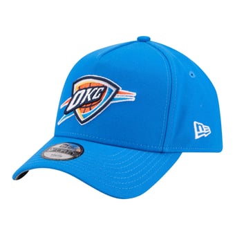 Youth New Era  Blue Oklahoma City Thunder 9FORTY A-Frame Adjustable Hat
