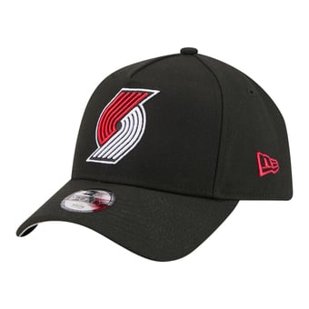 Youth New Era  Black Portland Trail Blazers 9FORTY A-Frame Adjustable Hat
