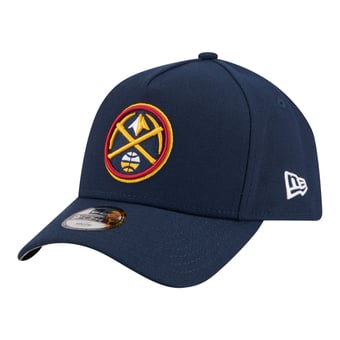Youth New Era  Navy Denver Nuggets 9FORTY A-Frame Adjustable Hat