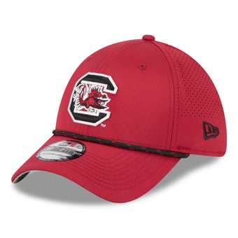 Men's New Era  Garnet South Carolina Gamecocks Performance Rope 39THIRTY Stretch Hat