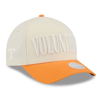 Women's New Era White/Tennessee Orange Tennessee Volunteers Tonal A-Frame 9FORTY Adjustable Hat
