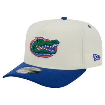 Unisex New Era White/Royal Florida Gators A-Frame 9FIFTY Snapback Hat