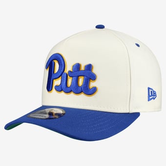 Unisex New Era Royal/White Pitt Panthers 9FIFTY A-Frame Snapback Hat