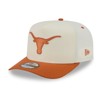 Unisex New Era White/Texas Orange Texas Longhorns 9FIFTY A-Frame Snapback Hat