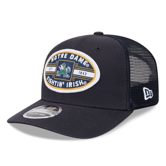 Unisex New Era  Navy Notre Dame Fighting Irish Inline Patch 9SEVENTY Trucker Adjustable Hat