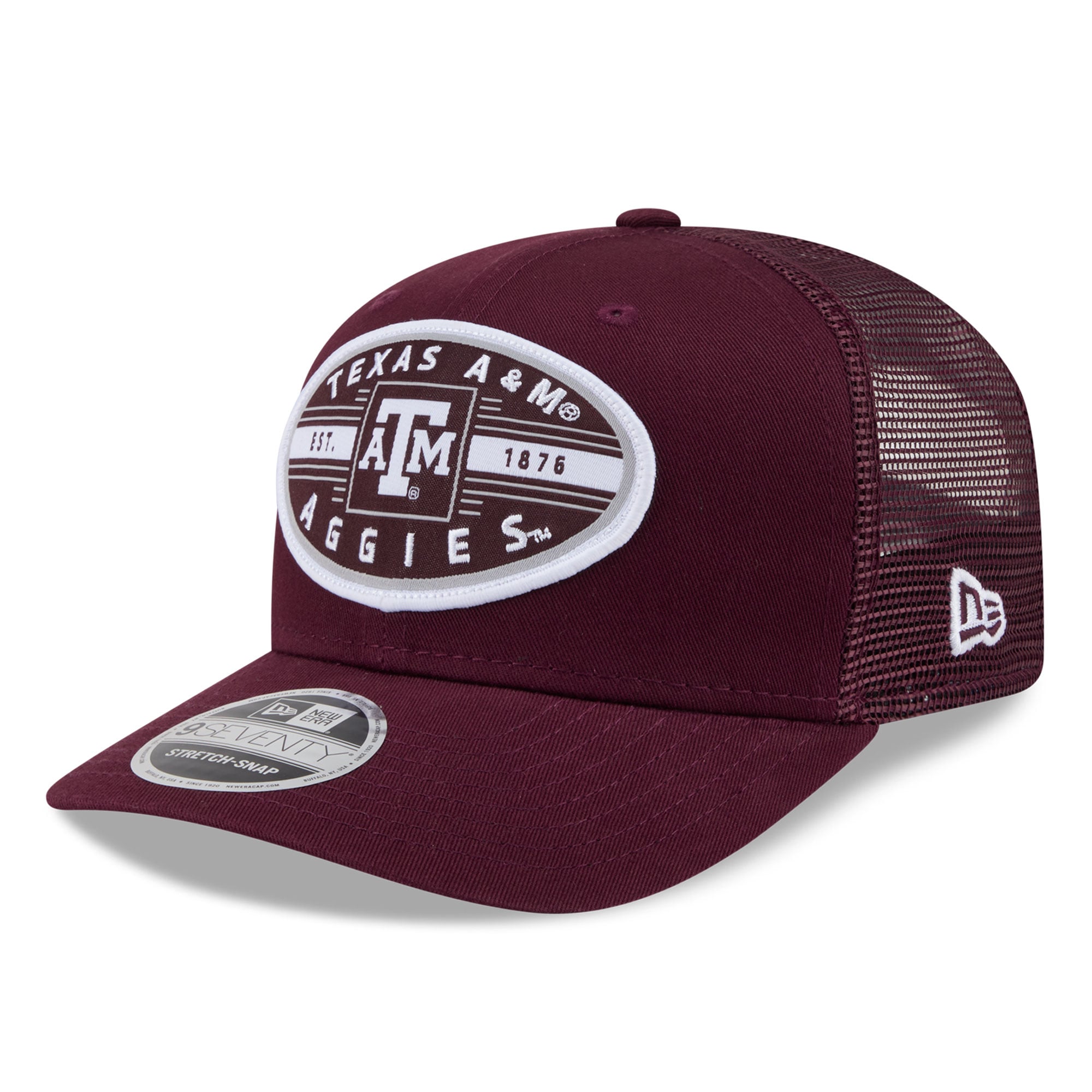 Unisex New Era  Maroon Texas A&M Aggies Inline Patch 9SEVENTY Trucker Adjustable Hat