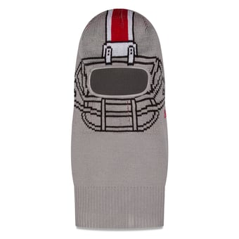 Unisex New Era Gray Ohio State Buckeyes Helmet Knit Balaclava
