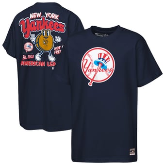 Youth Mitchell & Ness  Navy New York Yankees Cooperstown Concession T-Shirt