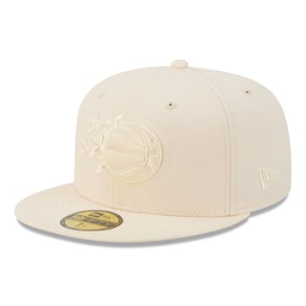 Men's New Era Cream Orlando Magic Color Pack 59FIFTY Fitted Hat