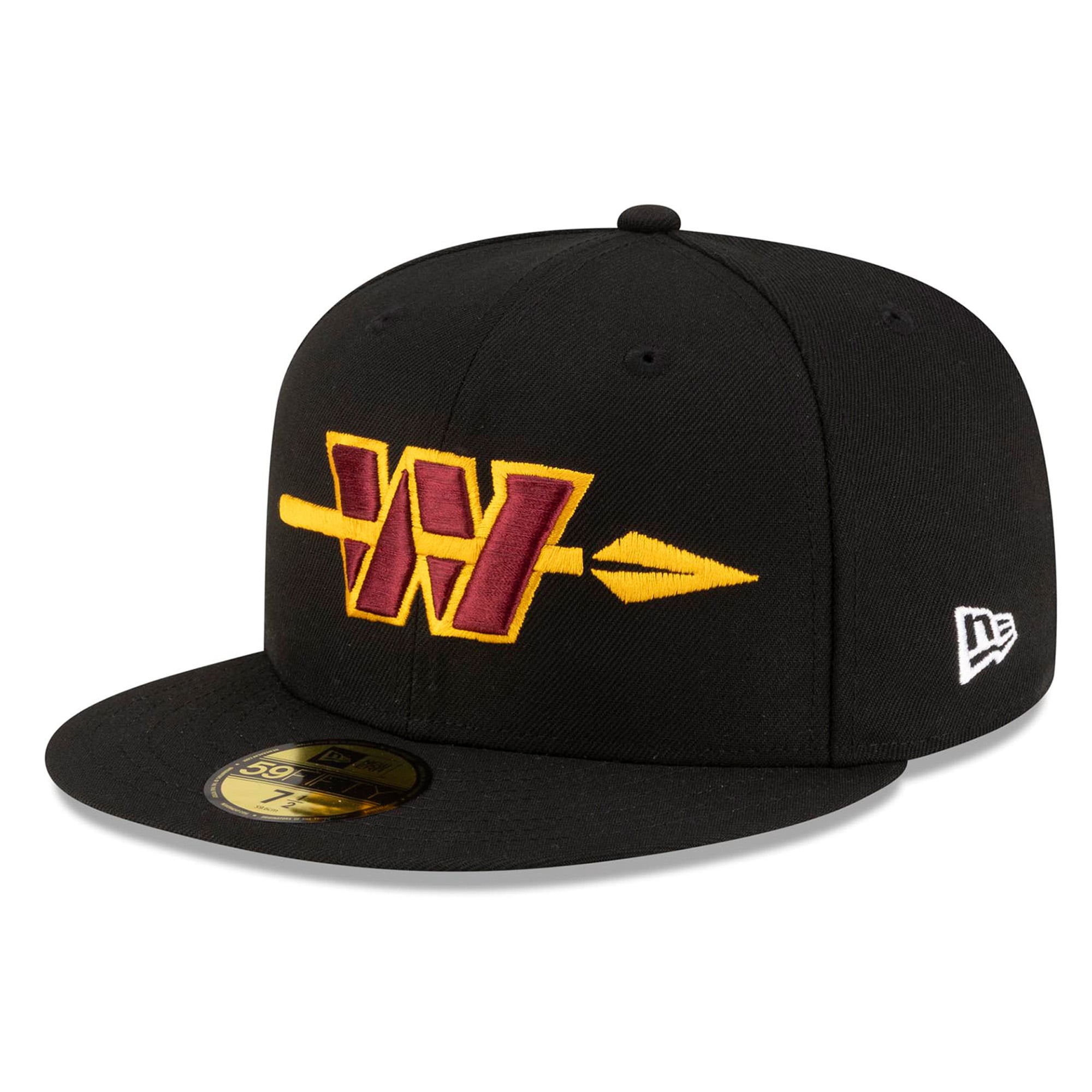 Men's New Era Black Washington Commanders Alternate 59FIFTY Fitted Hat