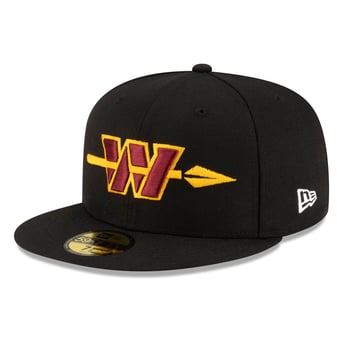 Men's New Era Black Washington Commanders Alternate 59FIFTY Fitted Hat