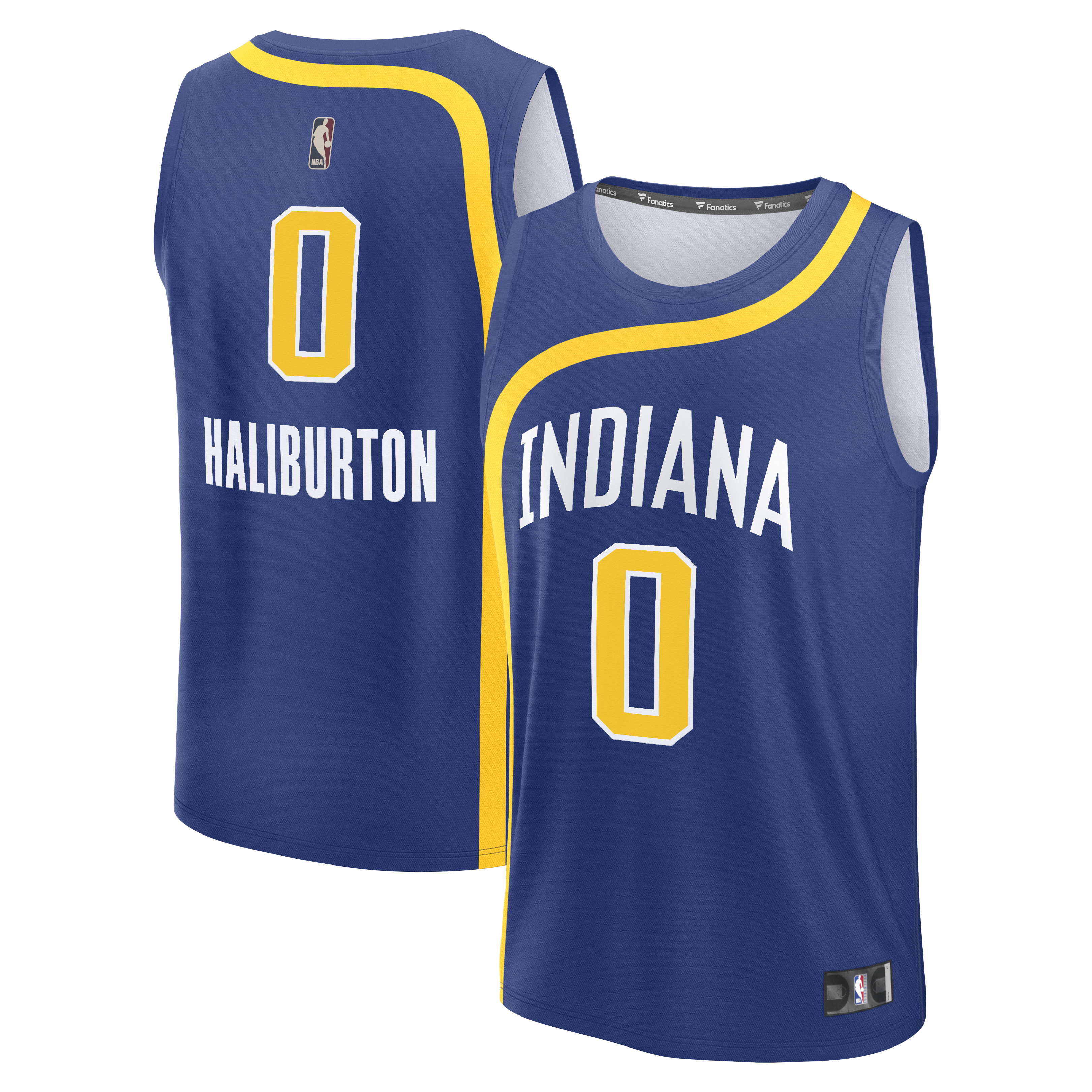 Men's Fanatics Tyrese Haliburton Royal Indiana Pacers Fast Break Jersey - Classic Edition
