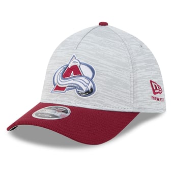 Men's New Era Gray/Burgundy Colorado Avalanche Digi Tech 39THIRTY A-Frame Stretch Hat