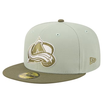 Men's New Era Sage Green/Olive Colorado Avalanche Color Pack 59FIFTY Fitted Hat