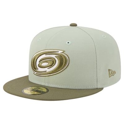 Men's New Era Sage Green/Olive Carolina Hurricanes Color Pack 59FIFTY Fitted Hat