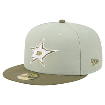 Men's New Era Sage Green/Olive Dallas Stars Color Pack 59FIFTY Fitted Hat