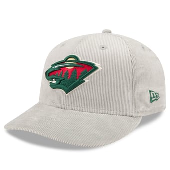 Men's New Era Gray Minnesota Wild Corduroy 59FIFTY Fitted Hat