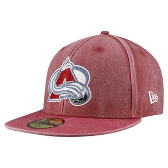 Men's New Era Burgundy Colorado Avalanche Washed 59FIFTY Fitted Hat